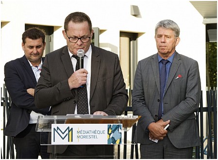 Inauguration mediatheque Morestel